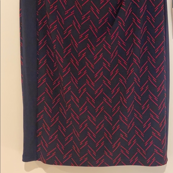 NWT Ralph Lauren Long Sleeve Navy and Red Dress 2P - Picture 7 of 13